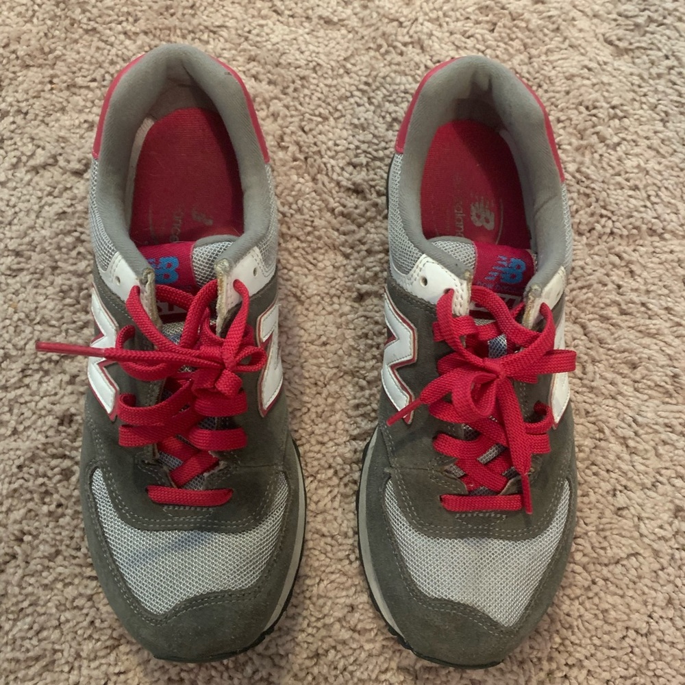 New Balance 574, grey and pink, W 9.5